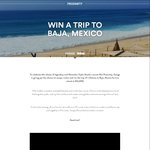 Win a Trip for Two to Baja, Mexico Worth $14,000 from Garage Entertainment Australia