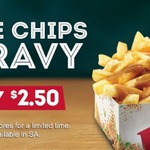 KFC: Large Chips + Gravy $2.50 [SA Only] Add on $1 Drink