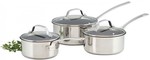 Circulon Genesis 3 Piece Stainless Steel Cookware Set - $89.95 (RRP $259.95) + $9.95 Shipping @ Cookware Brands