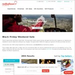 RedBalloon Black Friday Sale - Save $20 When You Spend $79