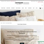 Win 1 of 5 Sogno Linen Cotton Sheet Sets Worth Up to $500 Each from Canningvale