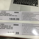 Apple MacBook Air 13.3" 128GB - $1449.99, Samsung KU7500 65" $2579.99 at Costco Auburn NSW (Membership Required)