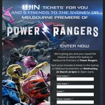 Win Tickets for You and 5 Friends to The Premiere of Power Rangers in Sydney/Melbourne from Roadshow Entertainment