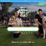 RSPCA Million Paws Walk 30% off The Entry Price