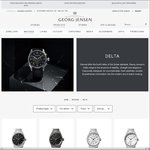 Georg Jensen Delta Classic Watches Discontinued and Now on Sale, Quartz $500, ETA 2892 $838, GMT $1,100, free shipping