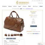 Herring Buckland Leather Holdall Bag $185.60 AUD Shipped Via DHL (20% off) + Other Bags