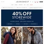 40% off Storewide @ JeansWest, Online & Instore