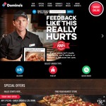 1 Traditional Pizza + 2x 375ML Coke - $9.95 | $5 Cheaper Everyday Menu @ Domino's