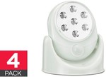 Kogan - Motion Activated Cordless Light (4 Pack) $19 Usually $49-Free shipping  