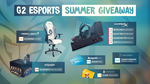 Win 1 of 27 Gaming Prizes (NEEDforSEAT® Gaming Chair/ HyperX Peripherals/ Paysafecard/ etc) from G2 eSports
