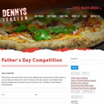 Win a $100 Dennys Kitchen Voucher to Use on Father's Day at Denny's Kitchen in Geelong, VIC