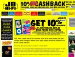 JB HIFI 10% Discount with Paypal