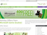 400 Free Microsoft points when you spend 1600 Microsoft Points on selected offerings