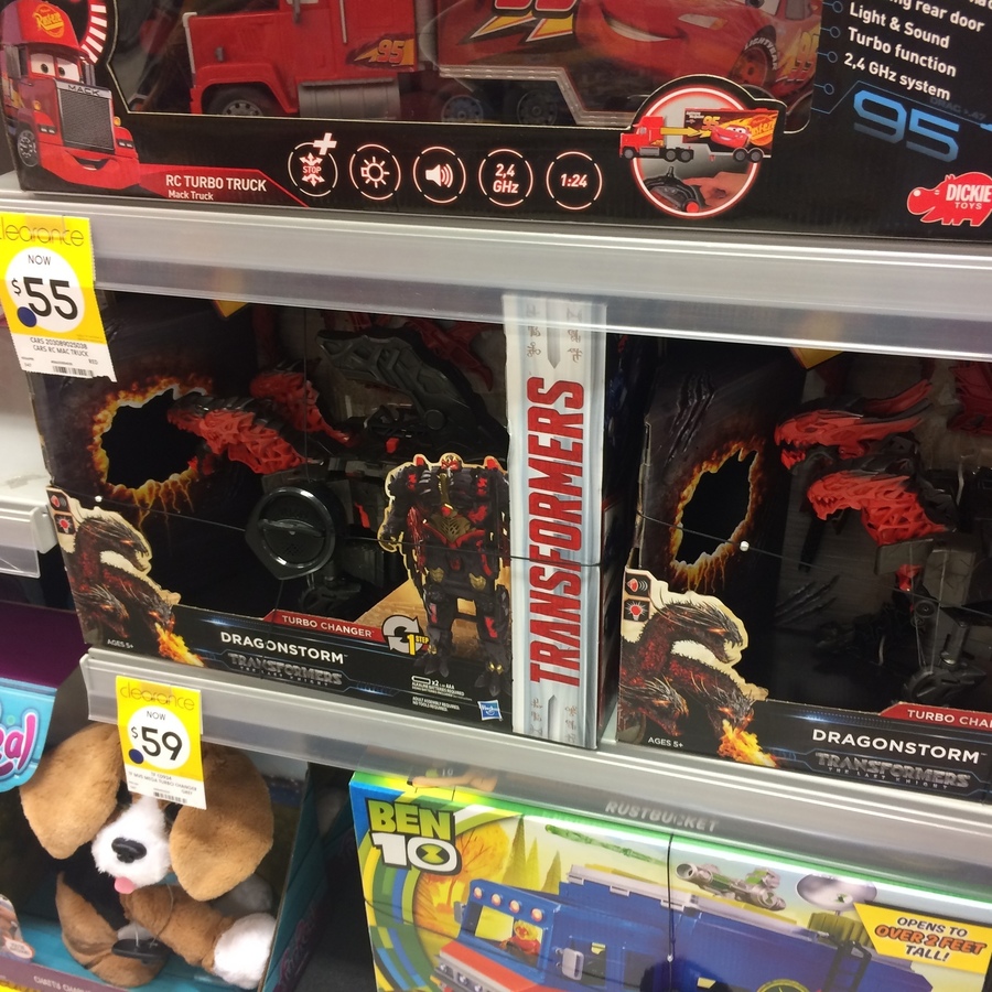 Kmart Clearance Toys - Including Transformers Dragonstorm $59 - OzBargain