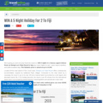 Win a Fiji Escape for 2 Worth $3,500 from Travel Online