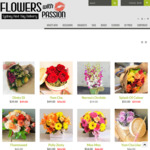 [NSW] 15% off All Flower Orders @ Flowers with Passion (Flat $12 Delivery, Sydney Only)