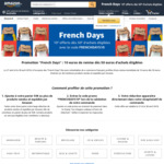 French Days Offer: €10 OFF Purchase with a Minimum Spend of €50 for Eligible Purchases (~A$16 off A$80) @ Amazon France