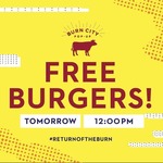 [VIC] Free Smoked Brisket Burger, 9/5 Wednesday from 12PM at Burn City Popup [Melbourne]