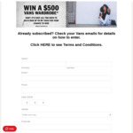 Win a $500 Voucher from Vans