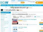 Three for the price of two books, movies and music at bigw.com.au - online only