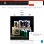 Win a Free Hops to Home Craft Beer Subscription for a Year from Hops to Home