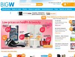 Voucher Codes for BigW.com.au - $5 off $50 or More, $20 off $200 or More
