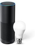 Amazon Echo Plus with Alexa (Black) (Gen 1) and Bonus Philips Hue Bulb (Bayonet) $99 @ JB Hi-Fi