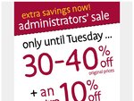 BORDERS - Extra 10% off already reduces prices. Administrator's Sale at Closing Locations-NSW