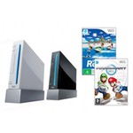 Wii Console with Mario Cart & Sports Resort $178 +shipping 7.95 (Black & white)
