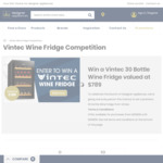 Win a Vintec Wine Fridge Worth $789 from BSR Australia