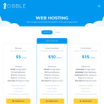 Lifetime 50% off Australian Web Hosting $27.50 for a Year ($2.50/Month) @ Obble