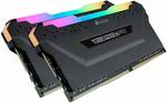 Corsair Vengeance RGB PRO 32GB (2x16GB) DDR4 3200MHz C16 XMP 2.0 Black - $273.82 + Delivery (Free with Prime) @ Amazon US via AU