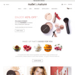 40% off Full-Priced Items (Excludes Gift Sets, Duos, Limited Edition Kits) + Stack with 10% Shopback Cashback @ Nude by Nature