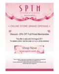 SPTM Japanese Medicated Skin Care and Cosmetic 20% Off  Promotion Sale sptm.com.au