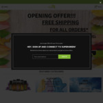 Healthy Food Store Offer Free Delivery with Minimum $50 Spend @ Supergreen.com.au