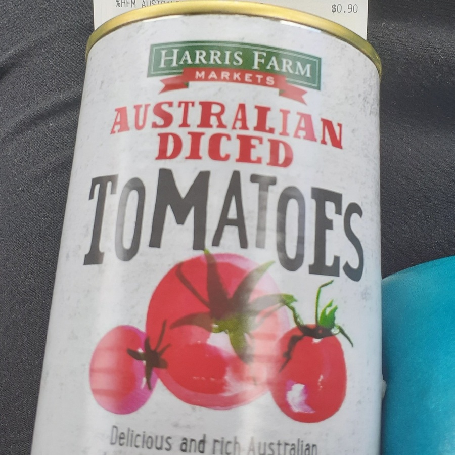 [NSW] Australian Tinned Tomatoes 0.90 Harris Farm Markets OzBargain