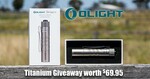 Win an Olight I5t EOS Titanium Torch Worth $69.95 from Olight Australia