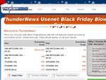 ThunderNews Usenet Black Friday Sale - Unlimited SSL from $6.50 USD a Month