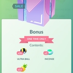 [iOS, Android] 20x Ultra Ball, 3x Incense and 15x Pinap Berry for 1 PokéCoin @ Pokemon Go