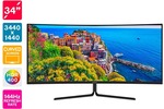 Kogan 34" WQHD Curved 21:9 Ultrawide 144hz Freesync HDR Gaming Monitor 3440x1440 $519 + $16.99 Delivery/Free with First @ Kogan
