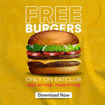 [VIC] Free Burger from Any 1 of 5 Melbourne Burger Restaurants @ Eatclub App