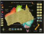 Red Rover Australia Scratch Map (80cm X 62cm) $29.90 (Save $7) + Delivery (Free with Prime/ $39 Spend) @ Red Rover via Amazon AU