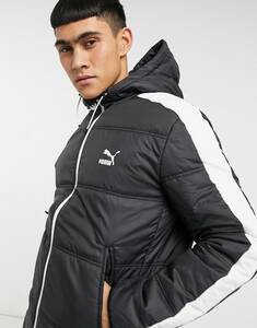 puma classics t7 padded jacket