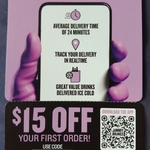 $15 off Jimmy Brings Orders for New Users via App @ Jimmy Brings