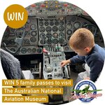 Win 5 Family Passes to The Australian National Aviation Museum from Free Kids Events