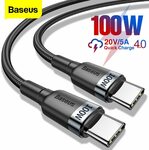 Baseus Braided 0.5m PD 60W Type-C to Type-C Cable US$1.69 (~A$2.30) @ BASEUS Officialflagship Store AliExpress