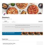 Buy One Get One Free Domino's Pizza @ DoorDash