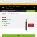 Dyson Airwrap Styler Complete Limited Edition (Red/Nickel) $799 Delivered, Bonus Brush (Worth $49), Bonus Case Debossing @ Dyson