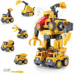 Take Apart Robot Toys Vehicle Set 5-in-1 US$29.99 + US$6.99 Delivery (~A$51.17) @ Made The Best