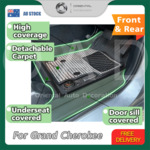 5D Door Sill Covered Detachable Carpet Floor Mats for Jeep Grand Cherokee 10-21 $169 ($60 off) Posted @ Oriental Auto Decoration